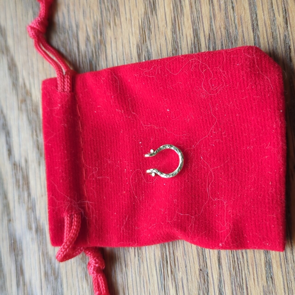 14k Gold Filled Faux Septum Ring - 18 Gauge, 7mm